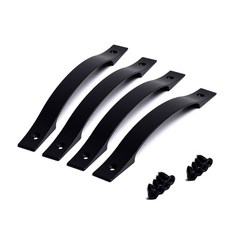 쏘렌토홀 건축손잡이 블랙 P128 4p + 전용피스 8p, 1세트