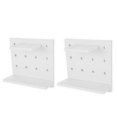 스텔레라 벽면 아이디어 수납 타공판 22 x 22 cm SN103, 2개, 화이트