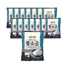 신송 꽃소금, 1kg, 15개