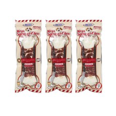 헬로도기 우유 미트 덴탈껌 25cm, 소고기 + 우유 혼합맛, 3개