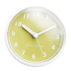 mjk 浴室吸盤防水時鐘, 卡其色