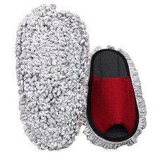 LKEY 可拆式緹花清潔拖鞋, 紅色, 1套