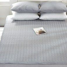 Iris泡泡紗薄墊, 灰色