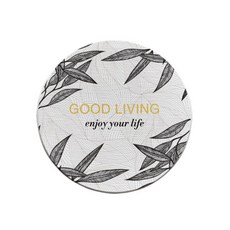 콩 K-LIVING HOME 現代風多用途珪藻土杯墊 A6, 1個