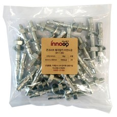 Inno Tool 混凝土楔形錨栓鍍鋅 1136 8mm x 60mm, 1個