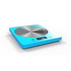 廚房用平面電子秤 5kg, 單品, 藍色