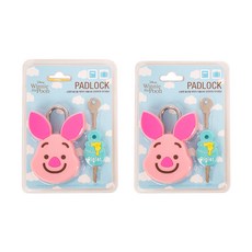 kumhong 小熊維尼字符鎖小豬, 2個