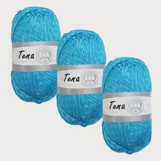 Orenbyyan Tena 編織線 3入, 417 天空藍