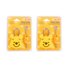 kumhong 小熊維尼字符鎖小熊維尼, 2個