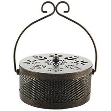 提把蚊香盒, 棕色的