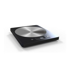 廚房用平面電子秤 5kg, 單品, 黑色的