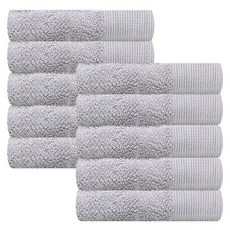 Songwol 松月 竹纖維混紡紗洗臉巾 190g, 淺灰, 10個