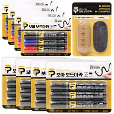 Hello Living Boa 伏特加 液體黑 16p + 紅 4p + 藍色 4p + 軟木橡皮擦套組, 混色, 1套