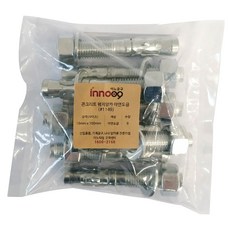 Innotime 混凝土楔形錨栓 鍍鋅 16mm x 100mm 8入, 1個