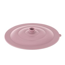 young market 多功能矽膠鍋蓋 粉紅色, 33cm