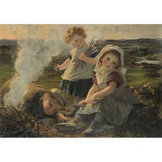 篝火拼圖 GF10-00374, 1000件, 混色