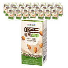 파스퇴르 아몬드 듬뿍 식이섬유 우유, 190ml, 24개