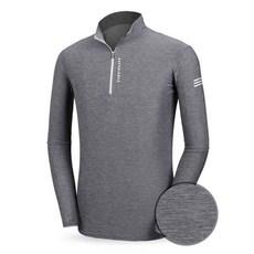 엑스트라스포티 남성용 신축원단 집업 긴팔 티셔츠 AY12LT017M