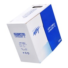 MBF 6 類 UTP LAN 電纜 305m MBF-C6-305G, 灰色, 1個