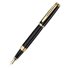 WATERMAN 卓越的超薄 GT 鋼筆, F, 黑色的