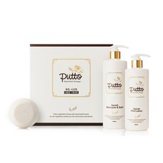 PUTTO Secret乳液 400ml+洗髮沐浴露 450ml+香皂 100g, 1組