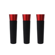 와인 메탈 펌프 진공 마개, 레드, 3개