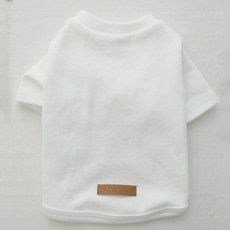 honeydog 每日狗狗基本T恤, 白色, 1個