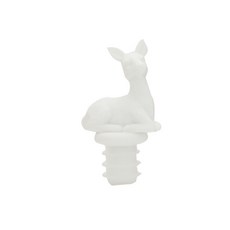 YUMS多功能葡萄酒矽膠塞, 白鹿, 1個