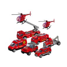 Casby Play City 消防專用車 8 型玩具套裝 2038, 混色