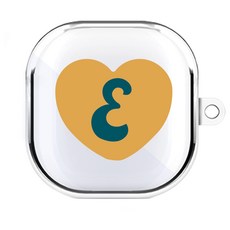 One Best Galaxy Buds Live / Buds2 透明果凍設計保護殼, 單一商品, 474 字母E