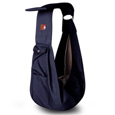 DING DONG PET 寵物擁抱斜背包, 海軍藍