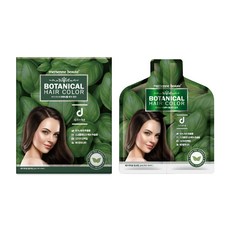 MERSENNE BEAUTE 植物性染髮劑 第1劑 30g+第2劑 30g, 10套, 深棕色