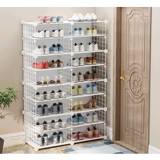 GAPANG 塑料窄入口鞋櫃白色Q, 1個