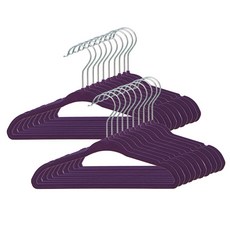 BeBeHook Baby 防滑衣架, 紫色的, 20個