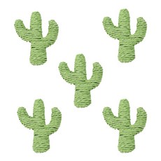 PASTEL PET 繩編仙人掌造型玩具, 綠色, 5個