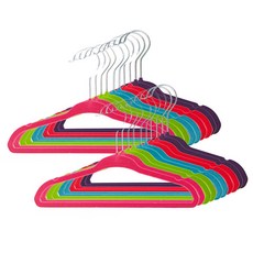 BeBeHook Baby 防滑衣架套組, 石灰，紅色，紫色，天空，粉紅色, 20個