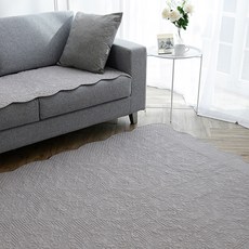 hanbit carpet Klasse 純棉水洗地毯床罩, 灰色