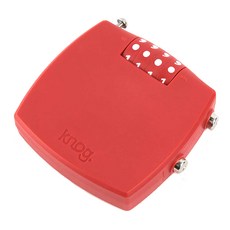 Knog Dial Type Cable Lock Milkman Combo, 紅色, 1個