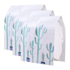 衣服防塵套 仙人掌款, 1件, 3個