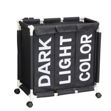 프란시스 분리수거함 L102, 블랙, 1개