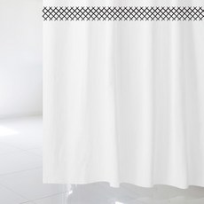 北歐風格浴簾 SC729 1800*1880mm+不鏽鋼掛鉤 12入, 1套