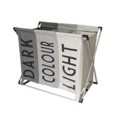 折疊收納置物籃 L105, 混色, 1個