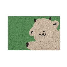 알럽홈 애니멀프린팅 논슬립 발매트 50 x 80 cm, 양, 1개