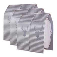 衣服防塵套 麋鹿款, 1件, 3個