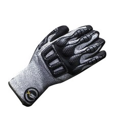 HAND MAX 耐衝擊工作手套 XL號, 灰色+黑色, 1套