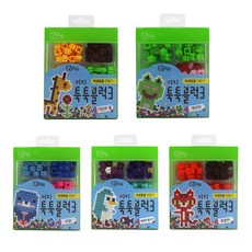 Easypia Easy tuk tuk block 3 野生動物製作遊戲 5 件套, 混色