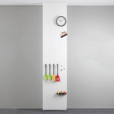 타공판닷컴 가벽 인테리어 결합형 철제 파티션 50 x 240 cm, 화이트