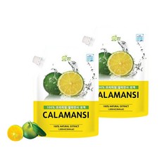 자연의미소 깔라만시 원액, 1L, 2개