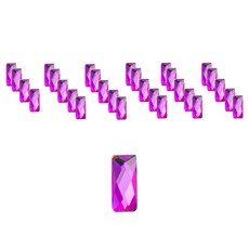 네일은재료빨 바게트 네일 평스톤, 7 퍼플AB, 30개