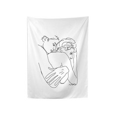 패브릭 포스터 인테리어 F, 백허그